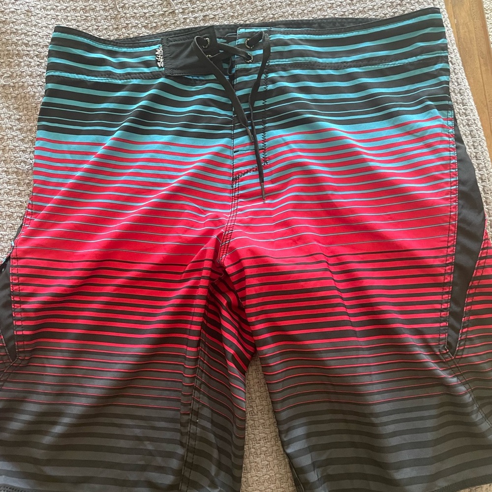 Salt life SLX-QD vapor stretch swim trunks.